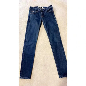 Hollister Women's Skinny Jeans Size 27 Blue Medium Wash Denim